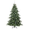vidaXL K&uuml;nstlicher klappbarer Weihnachtsbaum Gr&uuml;n 180 cm PVC und Stahl