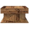vidaXL Couchtisch Altholz-Optik 55x55x30 cm Holzwerkstoff