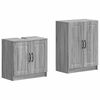 vidaXL 2-teiliges Badezimmer Schrank Set UTRECHT Sonoma-Grau