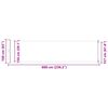 vidaXL Seitenmarkise Ausziehbar 600x160 cm Creme