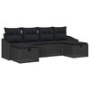 vidaXL Sofa Set 6 stk. Poly-Rattan