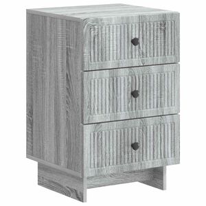 vidaXL Nachttisch Graues Sonoma 43 x 41 x 66,5 cm Holzwerkstoff