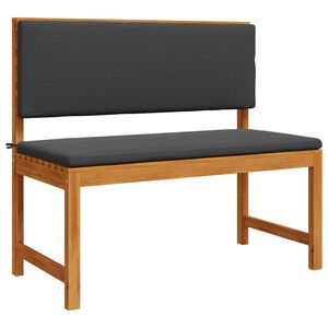 vidaXL Gartenbank Braun 100 x 50 x 91cm Massivholz Akazie