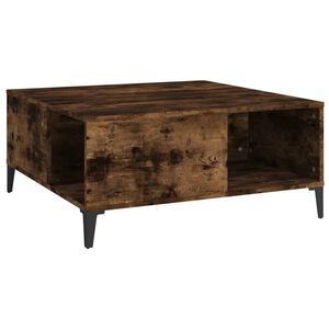 vidaXL Couchtisch R&auml;uchereiche 80x80x36,5 cm Holzwerkstoff