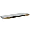 vidaXL Schweberegale 4 Stk. Betongrau 80x23,5x3,8 cm MDF