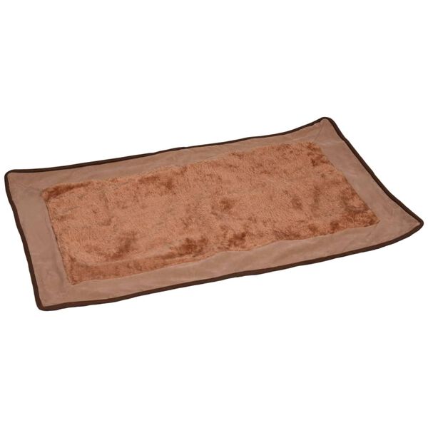 FLAMINGO Haustier-W&auml;rmedecke Cho Hellbraun 90x55x1,5 cm