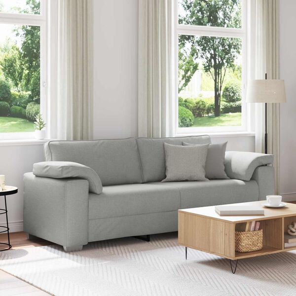 vidaXL Sofa Wolkengrau 219 x 80 x 82 cm Stoff