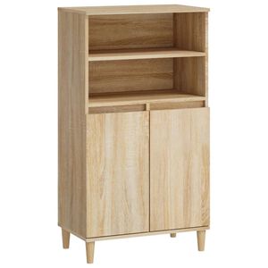 vidaXL Highboard Sonoma-Eiche 60x36x110 cm Holzwerkstoff