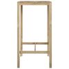 vidaXL Bartisch 60x60x110 cm Impr&auml;gniertes Kiefernholz