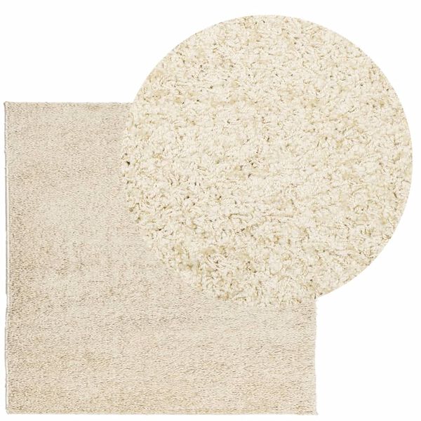 vidaXL Shaggy-Teppich PAMPLONA Hochflor Modern Golden 240x240 cm