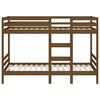 vidaXL Etagenbett Honigbraun 90x190 cm Massivholz Kiefer