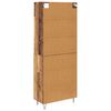 vidaXL Highboard 2 pcs Altholz Holzwerkstoff