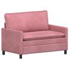 vidaXL Sofa Rosa 126 x 81 x 87,5 cm Samt