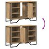 vidaXL Waschbeckenschrank Artisan-Eiche 91 x 35 x 60 cm Holzwerkstoff