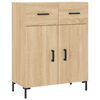 vidaXL Highboard Sonoma-Eiche 69,5x34x180 cm Holzwerkstoff