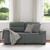 vidaXL 2-Sitzer-Sofa Dunkelgrau 160x81x84 cm Stoff
