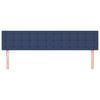 vidaXL Kopfteile Blau 160x5x78/88 cm Stoff