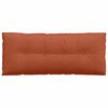vidaXL R&uuml;ckenkissen Rot-Orange 120 x 50 cm Cordstoff
