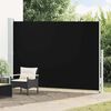 vidaXL Seitenmarkise Ausziehbar 200x300 cm Schwarz