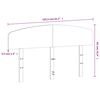 vidaXL Kopfteil 150 cm Massivholz Kiefer