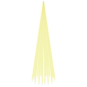 vidaXL LED-Weihnachtsbaum f&uuml;r Fahnenmast Warmwei&szlig; 1134 LEDs 800 cm
