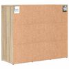 vidaXL Schuhschrank Sonoma-Eiche 77,5 x 30 x 67 cm Holzwerkstoff