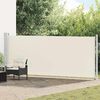 vidaXL Seitenmarkise Ausziehbar 600x160 cm Creme