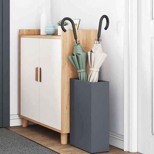 vidaXL Sonnenschirmhalter mit Speicher Anthrazit 28 x 12 x 41 cm Stahl