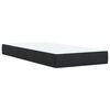 vidaXL Boxspringbett mit Matratze Schwarz 90x190 cm Samt