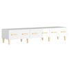 vidaXL TV-Schrank Hochglanz-Wei&szlig; 150x34,5x30 cm Holzwerkstoff