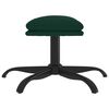 vidaXL Fu&szlig;hocker Dunkelgr&uuml;n 60x60x36 cm Samt