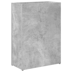 vidaXL Sonnenschirmhalter Betongrau 40 x 20 x 55,5 cm Holzwerkstoff