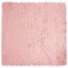 vidaXL Kunstschaffell Teppich Tafalla Rosa 200 x 200 cm Polyester