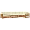 vidaXL Outdoor-Sofagarnitur 6 stk. Natur und Creme