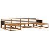 vidaXL Outdoor-Sofagarnitur 6 stk. Natur Massivholz Akazie