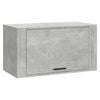 vidaXL Wand-Schuhschrank Betongrau 70x35x38 cm Holzwerkstoff