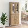 vidaXL Highboard Artisan-Eiche 69,5 x 34 x 180 cm Holzwerkstoff