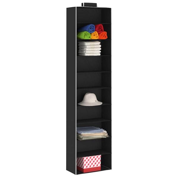 vidaXL Hängeaufbewahrung für Schränke 2 Stk. mit 10 Fächern Stoff