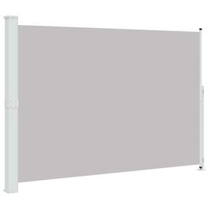 vidaXL Seitenmarkise Ausziehbar 200x314 cm Grau