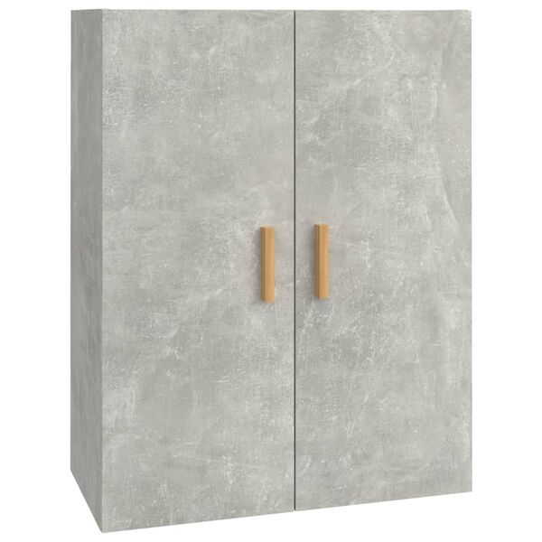 vidaXL H&auml;ngeschrank Betongrau 69,5x34x90 cm