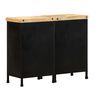 vidaXL Sideboard mit 6 Schubladen Raues Mangoholz