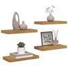vidaXL Wandregal 4 pcs Beige 50 x 23,5 x 4 cm Holzwerkstoff