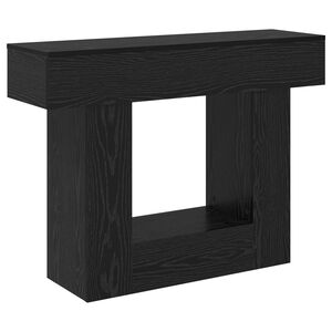 vidaXL Schwarze Eiche 101 x 30 x 74 cm