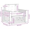 vidaXL Outdoor-Sofagarnitur Massives Akazienholz und Polyester Natur