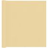 vidaXL Balkonsichtschutz Sand 110 x 200 cm Oxford-Stoff