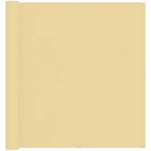 vidaXL Balkonsichtschutz Sand 110 x 200 cm Oxford-Stoff