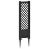 vidaXL Trellis mit Spike Anthrazit 43 x 6 x 165 cm PP