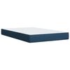 vidaXL Boxspringbett mit Matratze Blau 120x190 cm Stoff