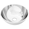 vidaXL Waschbecken 28 x 10 cm Keramik Silbern