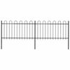 vidaXL Gartenzaun | Stahl | Robust | Modern